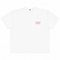 PINK ON WHITE T-SHIRT