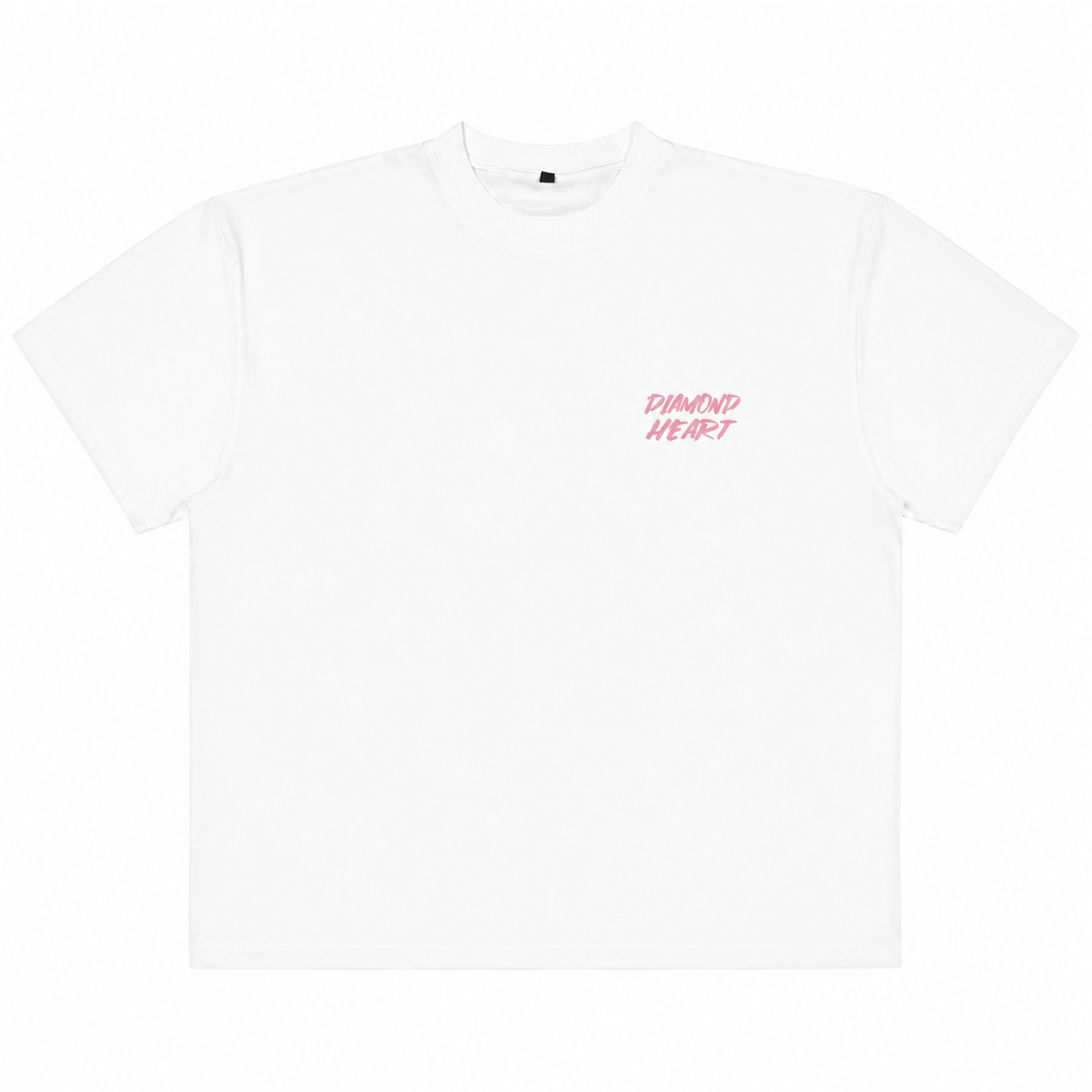 PINK ON WHITE T-SHIRT